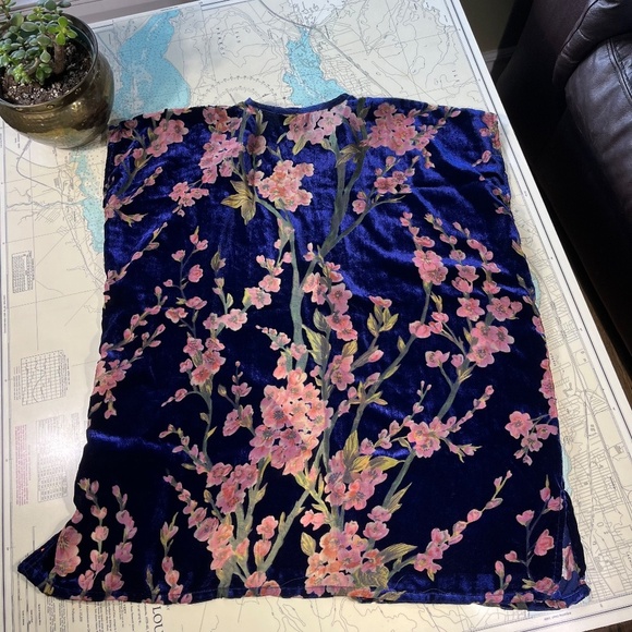 Vintage Sheer & Velvet Floral Cardigan - Picture 4 of 4